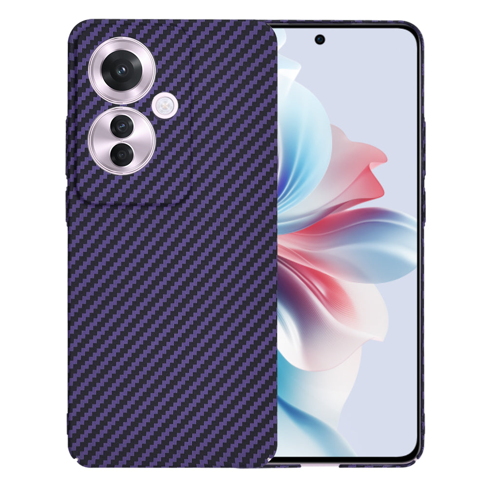 Kuori Oppo Reno11 F:lle, Techsuit, Carbonite FiberShell, Violetti