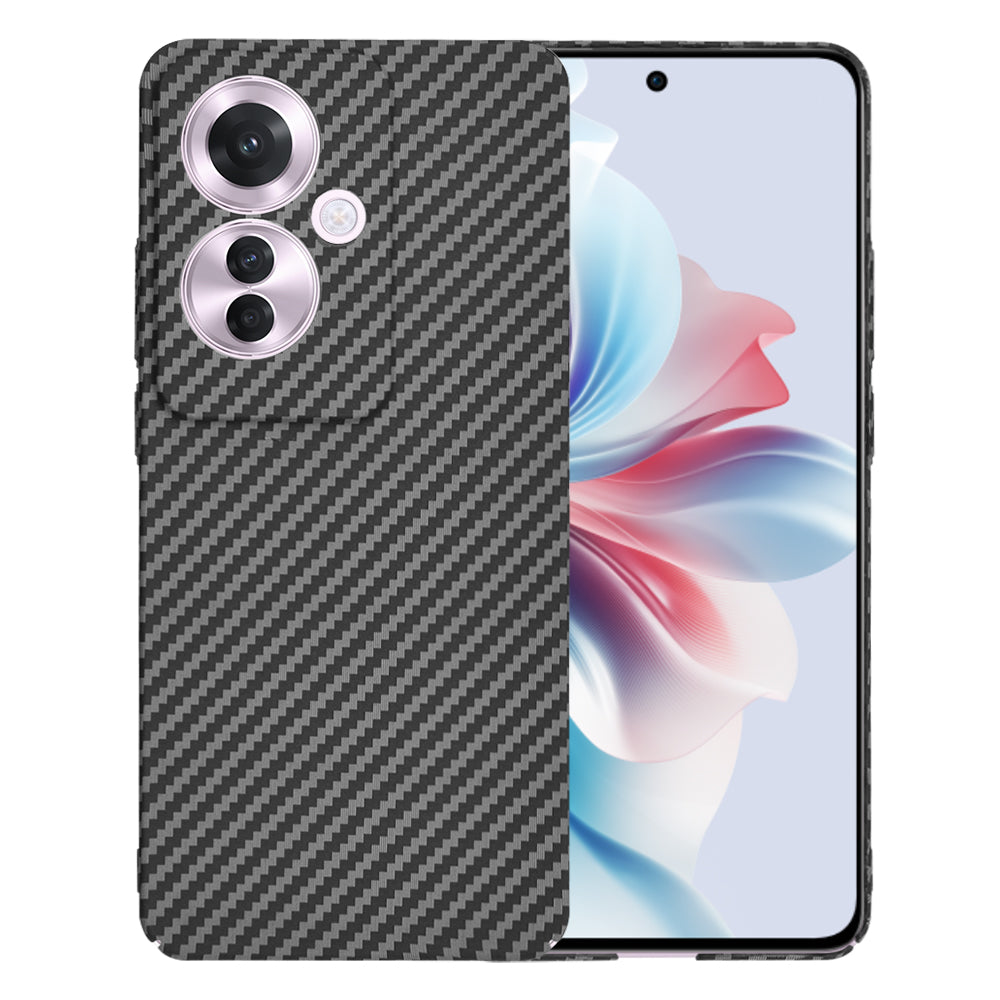 Kuori Oppo Reno11 F:lle, Techsuit, Carbonite FiberShell, Musta