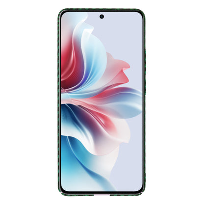 Kuori Oppo Reno11 F:lle, Techsuit, Carbonite FiberShell, Vihreä