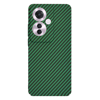 Kuori Oppo Reno11 F:lle, Techsuit, Carbonite FiberShell, Vihreä