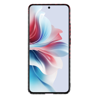 Kuori Oppo Reno11 F:lle, Techsuit, Carbonite FiberShell, Musta Punainen