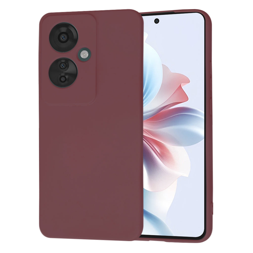 Kuori Oppo Reno11 F:lle, Techsuit, SoftFlex, Viininpunainen