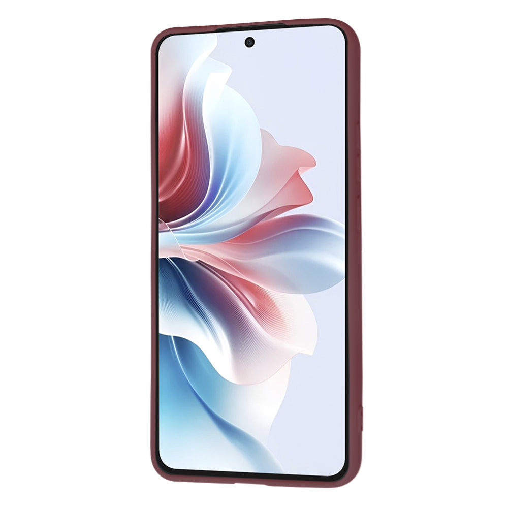 Kuori Oppo Reno11 F:lle, Techsuit, SoftFlex, Viininpunainen