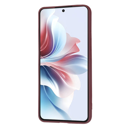Kuori Oppo Reno11 F:lle, Techsuit, SoftFlex, Viininpunainen