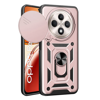 Kuori Oppo Reno12 FS 5G / Reno12 FS 4G / Reno12 F 4G / Reno12 F, Techsuit, CamShield, Vaaleanpunainen