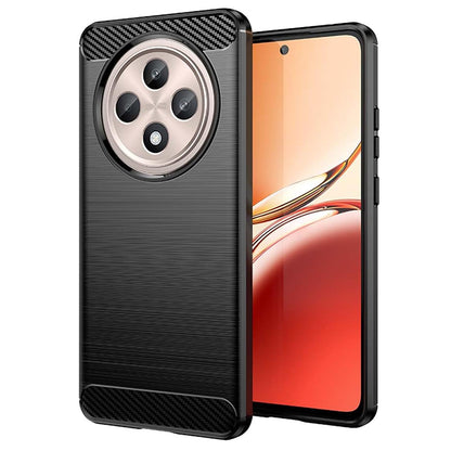 Kuori Oppo Reno12 FS 5G / Reno12 FS 4G / Reno12 F 4G / Reno12 F, Techsuit, Hiili, Musta