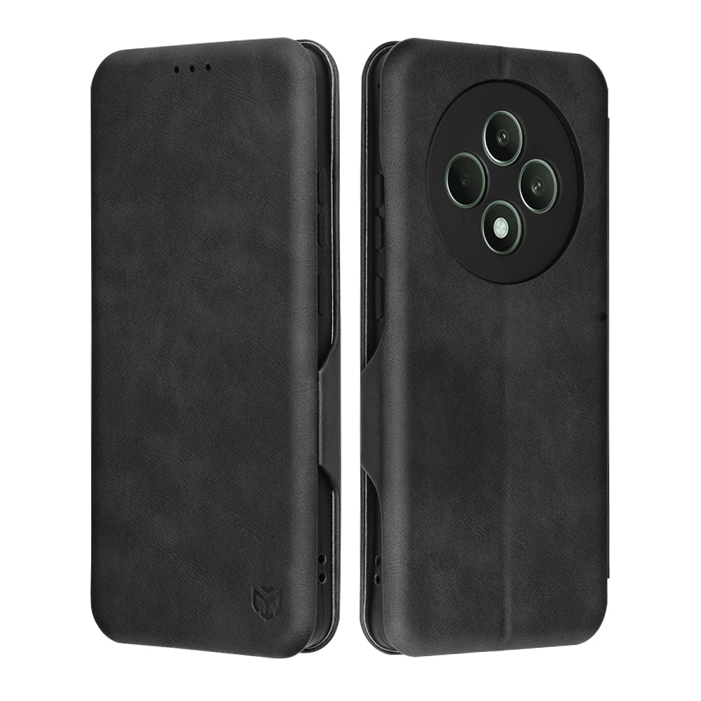 Case for Oppo Reno12 FS 5G / Reno12 FS 4G / Reno12 F 4G / Reno12 F, Techsuit, Safe Wallet Plus, Black