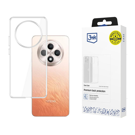 Kuori Oppo Reno12 FS 5G / Reno12 FS 4G / Reno12 F 4G / Reno12 F, 3MK, Kirkas, Läpinäkyvä