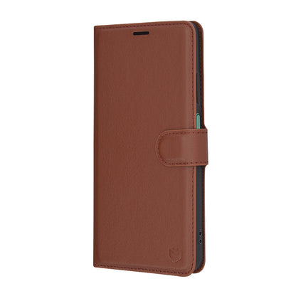 Kotelo Oppo Reno12 FS 5G / Reno12 FS 4G / Reno12 F 4G / Reno12 F, Techsuit, Leather Folio, Ruskea