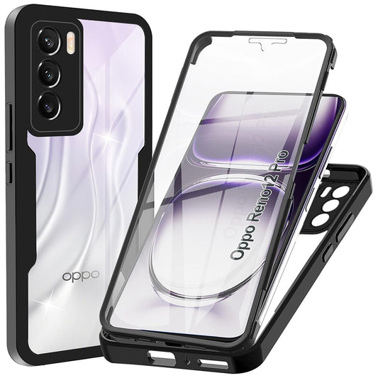 Kuori Oppo Reno12 Pro:lle, Techsuit, ColorVerse 360, Musta