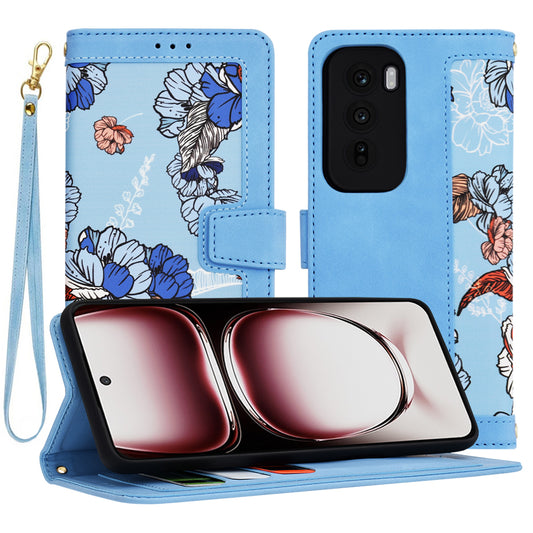 Kuori Oppo Reno12 Pro:lle, Techsuit, FlipCraft, Sininen