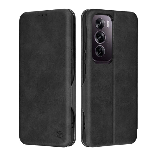Kuori Oppo Reno12 Pro:lle, Techsuit, Safe Wallet Plus, Musta
