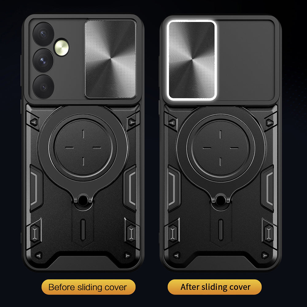 Kuori Oppo Reno12:lle, Techsuit, CamGuard Pro, Violetti