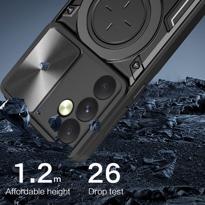 Kuori Oppo Reno12:lle, Techsuit, CamGuard Pro, Violetti
