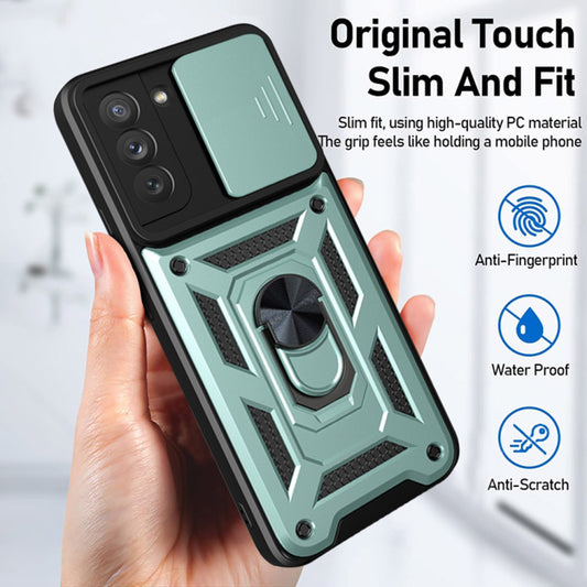 Kuori Oppo Reno12:lle, Techsuit, CamShield, Musta