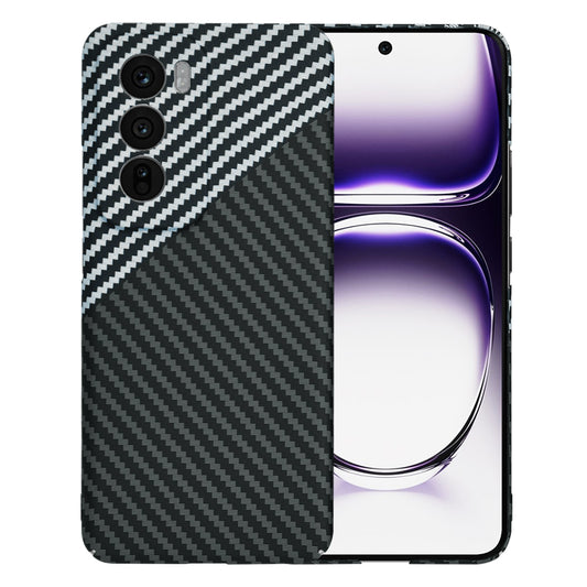 Kuori Oppo Reno12:lle, Techsuit, Carbonite FiberShell, Musta Harmaa