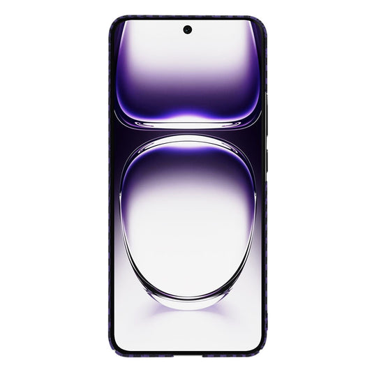 Kuori Oppo Reno12:lle, Techsuit, Carbonite FiberShell, Violetti