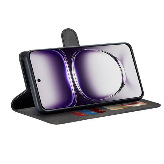 Kuori Oppo Reno12:lle, Techsuit, Diary Book, Musta