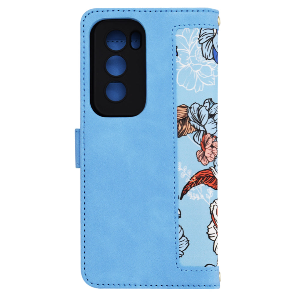 Case for Oppo Reno12, Techsuit, FlipCraft, Blue