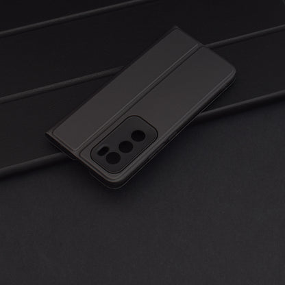 Kuori Oppo Reno12:lle, Techsuit, Magskin Book, Musta
