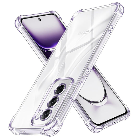 Kuori Oppo Reno12:lle, Techsuit, Iskunkestävä Kirkas, Läpinäkyvä