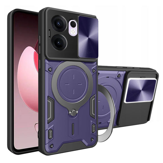 Kuori Oppo Reno13 FS 5G / Reno13 F 4G / Reno13 F, Techsuit, CamGuard Pro, Violetti