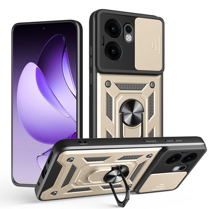 Kuori Oppo Reno13 FS 5G / Reno13 F 4G / Reno13 F, Techsuit, CamShield, Kultainen