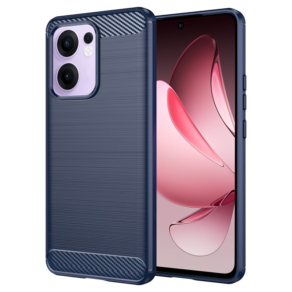 Kuori Oppo Reno13 FS 5G / Reno13 F 4G / Reno13 F, Techsuit, Hiili, Sininen