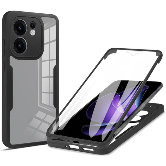Kuori Oppo Reno13 FS 5G / Reno13 F 4G / Reno13 F, Techsuit, ColorVerse 360, Musta