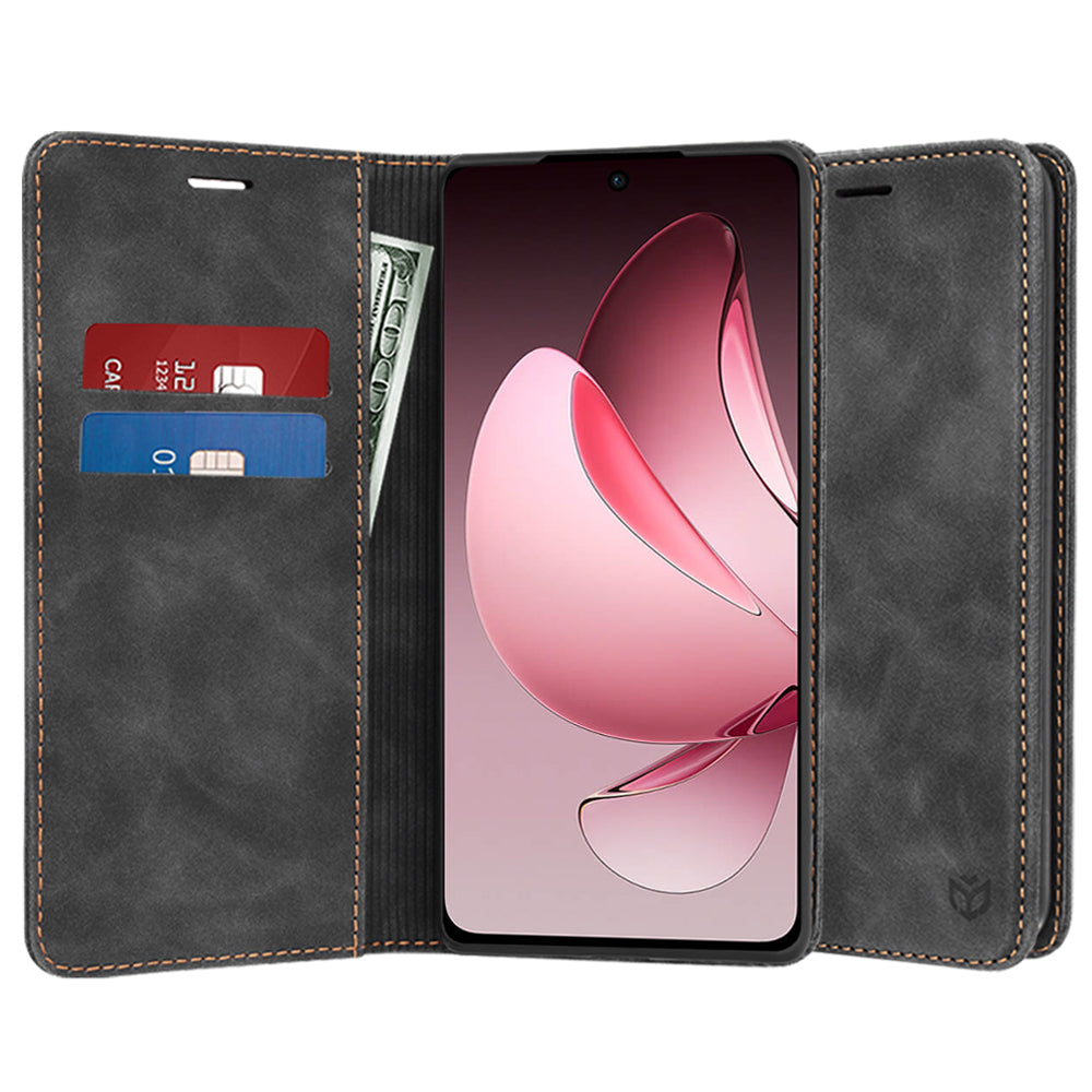 Kuori Oppo Reno13 FS 5G / Reno13 F 4G / Reno13 F:lle, Techsuit, Confy, Musta