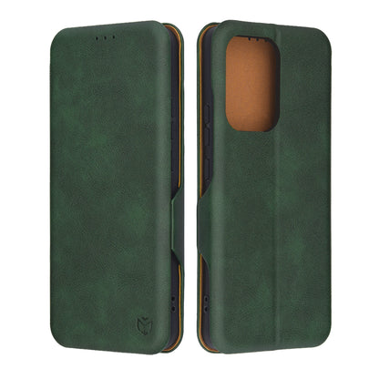 Kuori Oppo Reno13 FS 5G / Reno13 F 4G / Reno13 F, Techsuit, Safe Wallet Plus, Vihreä