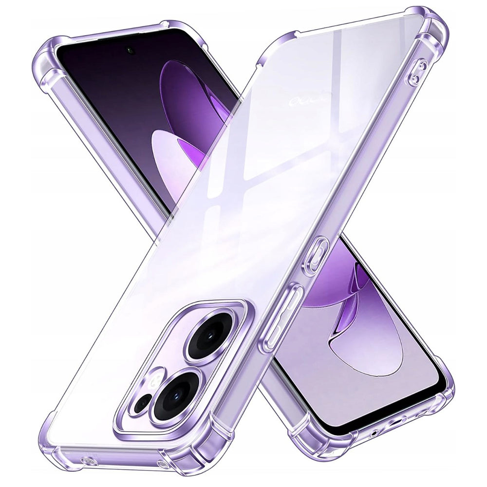 Kuori Oppo Reno13 FS 5G / Reno13 F 4G / Reno13 F, Techsuit, Iskunkestävä Kirkas, Läpinäkyvä