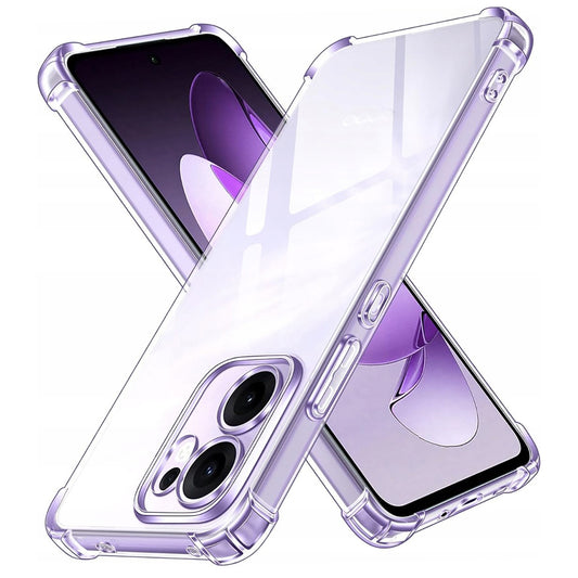 Kuori Oppo Reno13 FS 5G / Reno13 F 4G / Reno13 F, Techsuit, Iskunkestävä Kirkas, Läpinäkyvä
