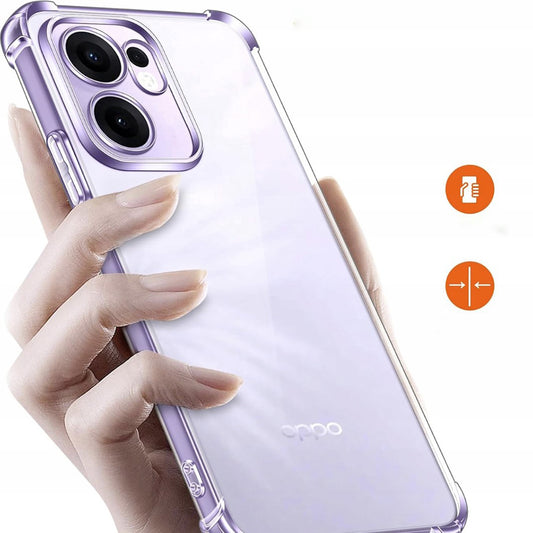 Kuori Oppo Reno13 FS 5G / Reno13 F 4G / Reno13 F, Techsuit, Iskunkestävä Kirkas, Läpinäkyvä