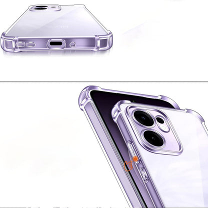Kuori Oppo Reno13 FS 5G / Reno13 F 4G / Reno13 F, Techsuit, Iskunkestävä Kirkas, Läpinäkyvä