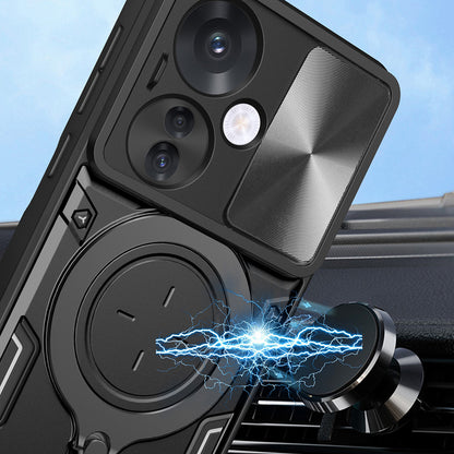 Kuori Oppo Reno13 Pro:lle, Techsuit, CamGuard Pro, Punainen