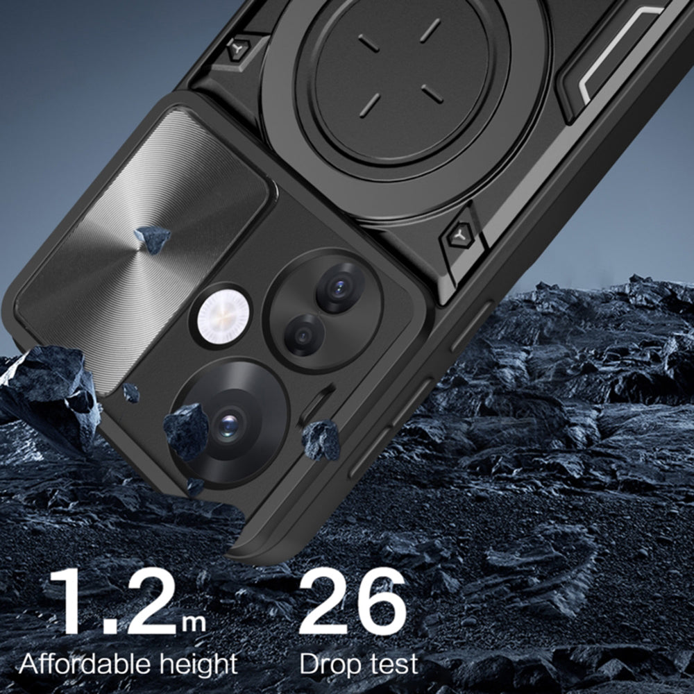 Kuori Oppo Reno13 Pro:lle, Techsuit, CamGuard Pro, Punainen