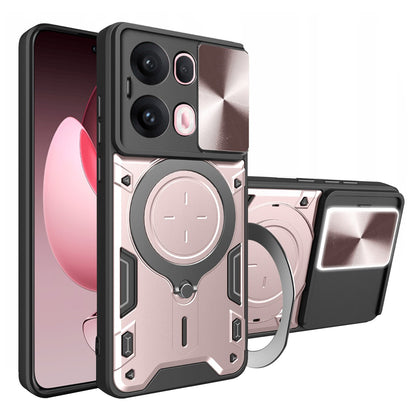 Kuori Oppo Reno13 Pro:lle, Techsuit, CamGuard Pro, vaaleanpunakultainen