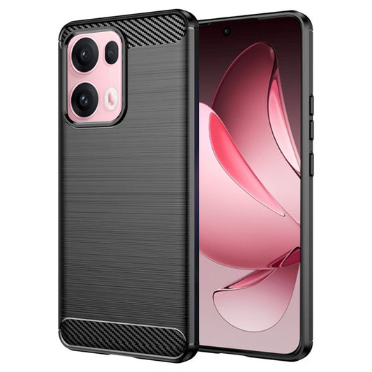 Kuori Oppo Reno13 Pro:lle, Techsuit, Hiili, Musta
