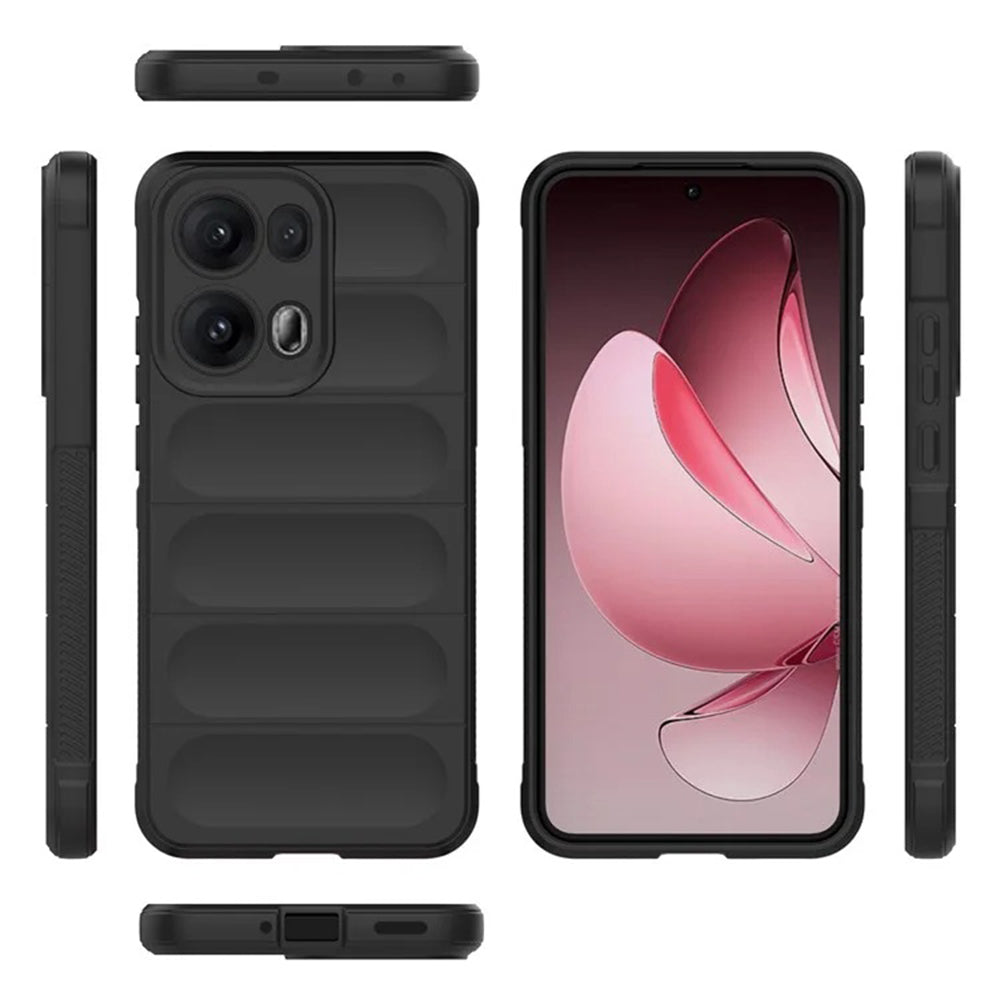 Kuori Oppo Reno13 Pro:lle, Techsuit, Magic Shield, Musta