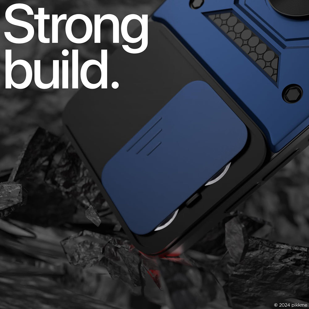 Kuori Oppo Reno13:lle, Techsuit, CamShield, Vihreä
