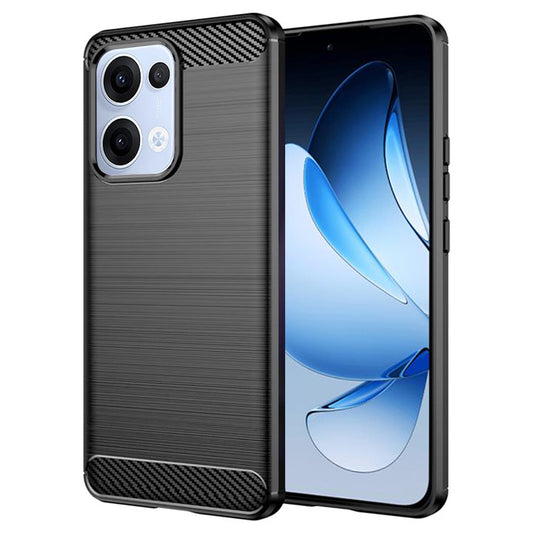 Kuori Oppo Reno13:lle, Techsuit, Hiili, Musta