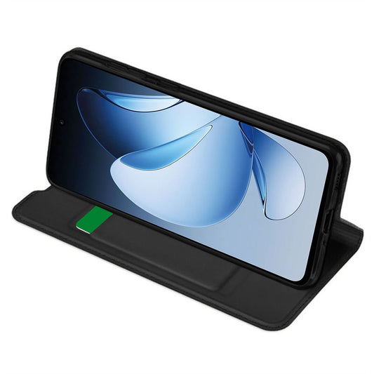 Kuori Oppo Reno13:lle, Techsuit, Magskin Book, Musta