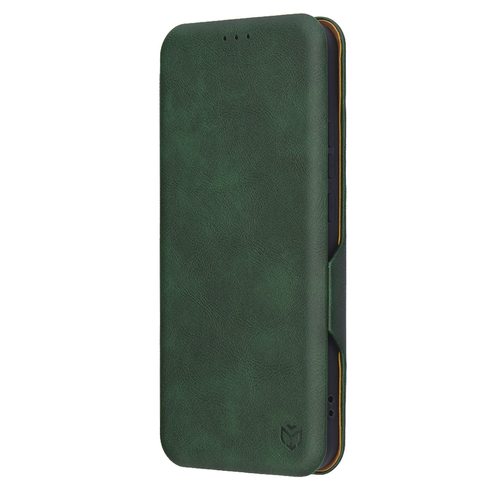 Kuori Oppo Reno13:lle, Techsuit, Safe Wallet Plus, Vihreä