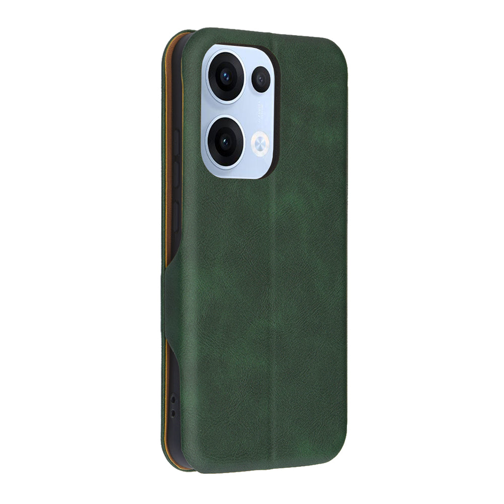 Kuori Oppo Reno13:lle, Techsuit, Safe Wallet Plus, Vihreä