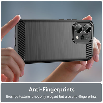 Kuori Oppo Reno14 F:lle, Techsuit, Hiili, Musta