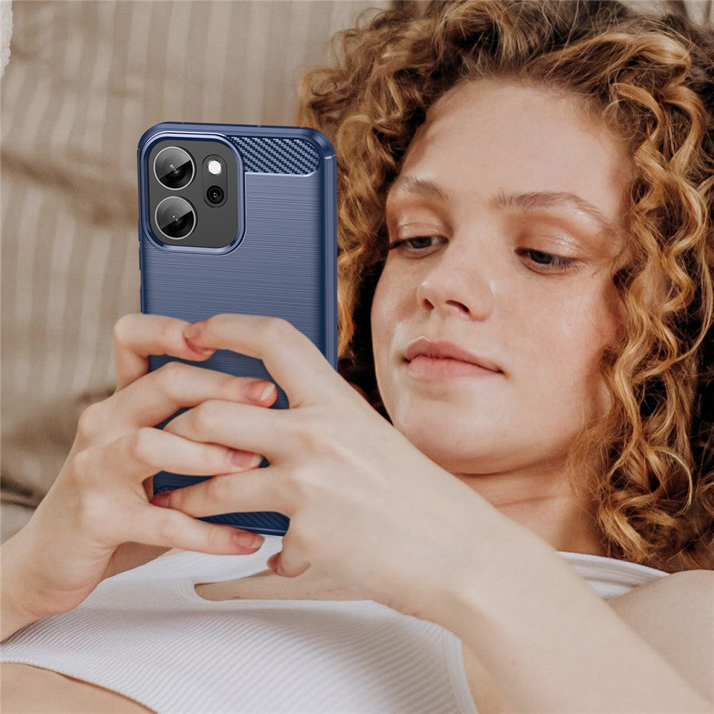 Kuori Oppo Reno14 FS 5G / Reno14 F:lle, Techsuit, Hiili, Sininen