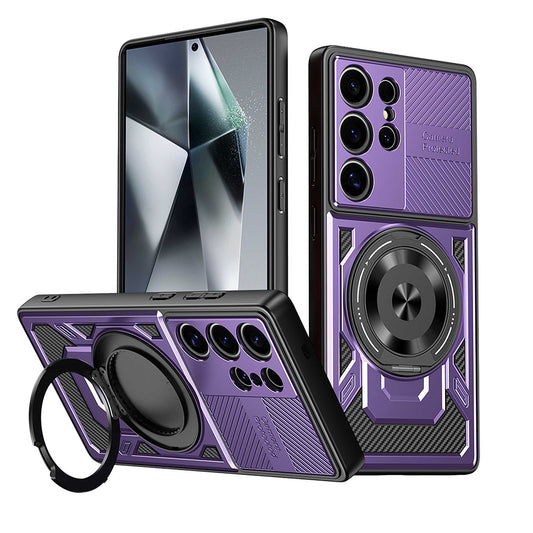 Kuori Oppo Reno14 FS 5G / Reno14 F:lle, Techsuit, RuggedCam, Violetti