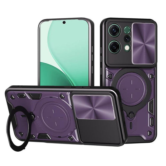 Kotelo Oppo Reno14:lle, Techsuit, CamGuard Pro, Violetti