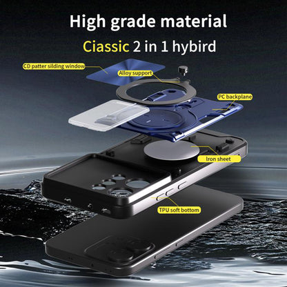 Kotelo Oppo Reno14:lle, Techsuit, CamGuard Pro, Musta